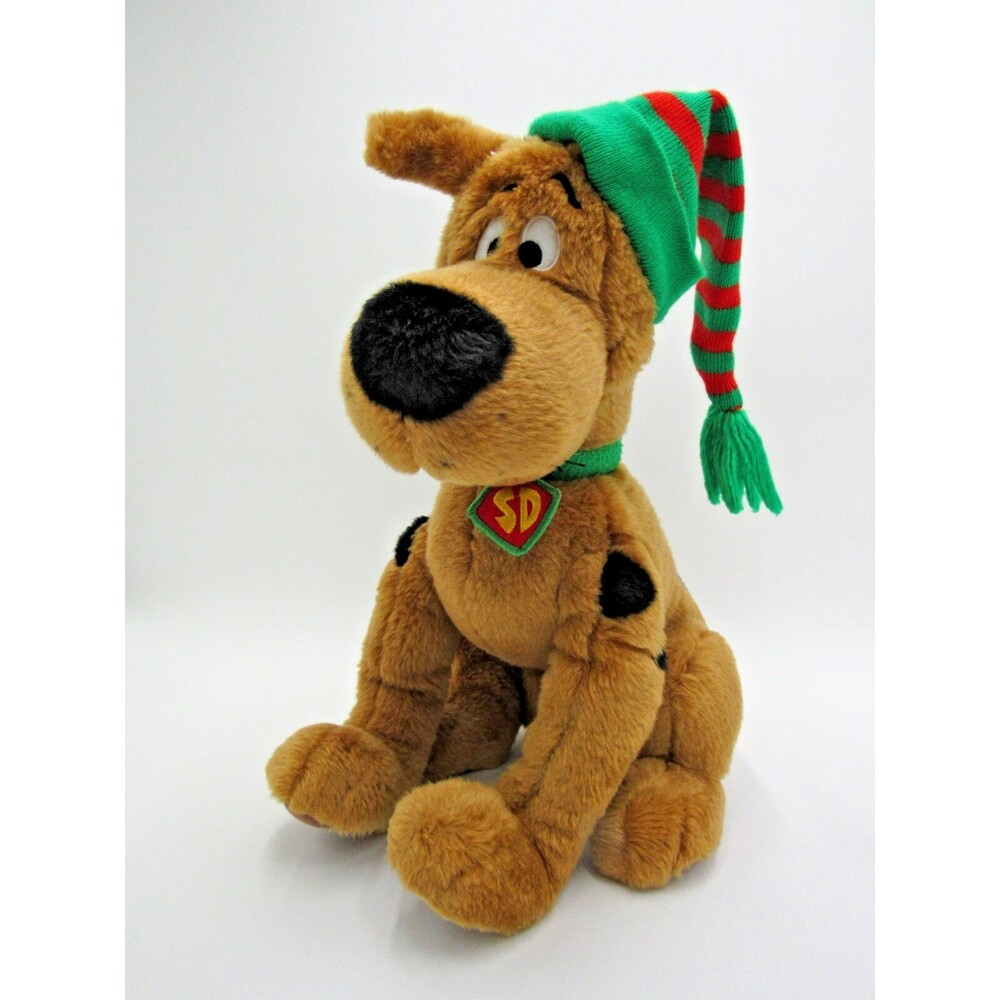 Scooby Doo Plush Hanna Barbera Holiday 2005 Stuffed Animal Christmas Toy Y2K
